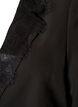 Blazer with lace trim, Black, Packshot image number 2
