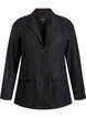 Lace blazer with button closure, Black, Packshot image number 0