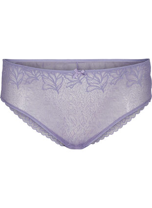 Lace knickers with regular waist height, Purple Haze, Packshot image number 0