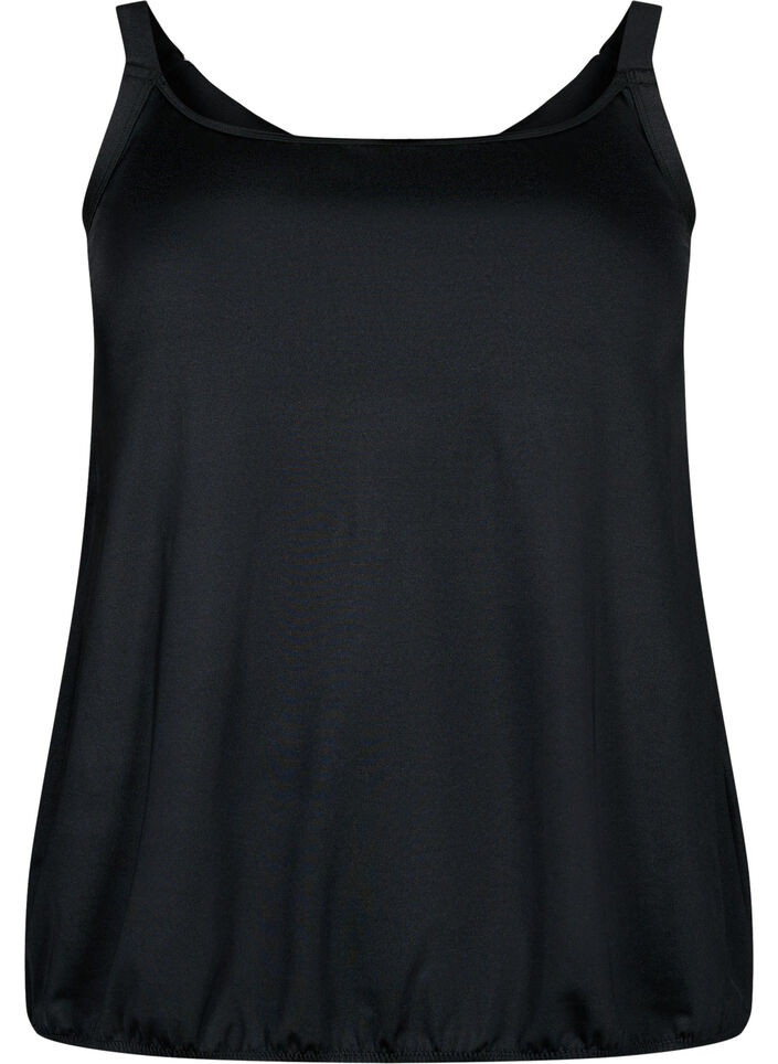 Tankini with loose fit, Black, Packshot image number 0