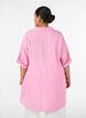 Linen and viscose tunic with A-shape, 2169, Model image number 2