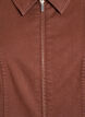 Short twill dress with zipper, Brown, Packshot image number 2