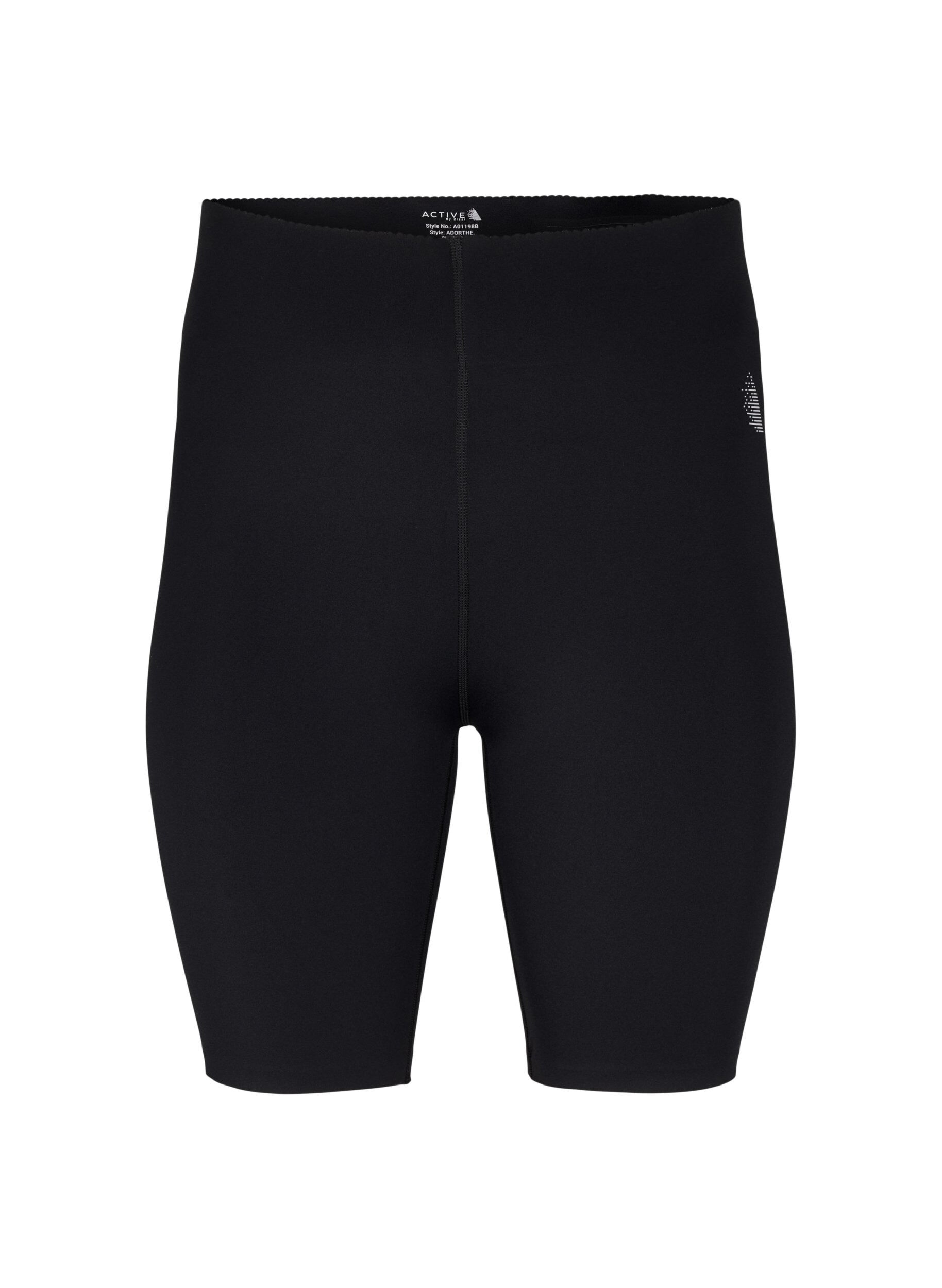 Zizzifashion Tight-fitting training shorts with pocket, Black, Packshot image number 0