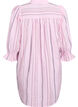 Short cotton dress with striped pattern, Rose, Packshot image number 1