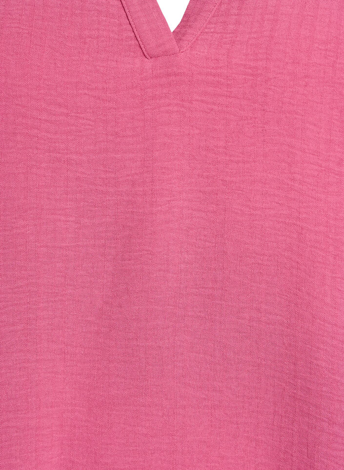 Loose blouse with short sleeves, Red, Packshot image number 2