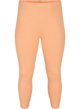 3/4 length basic leggings, Apricot Nectar, Packshot image number 0