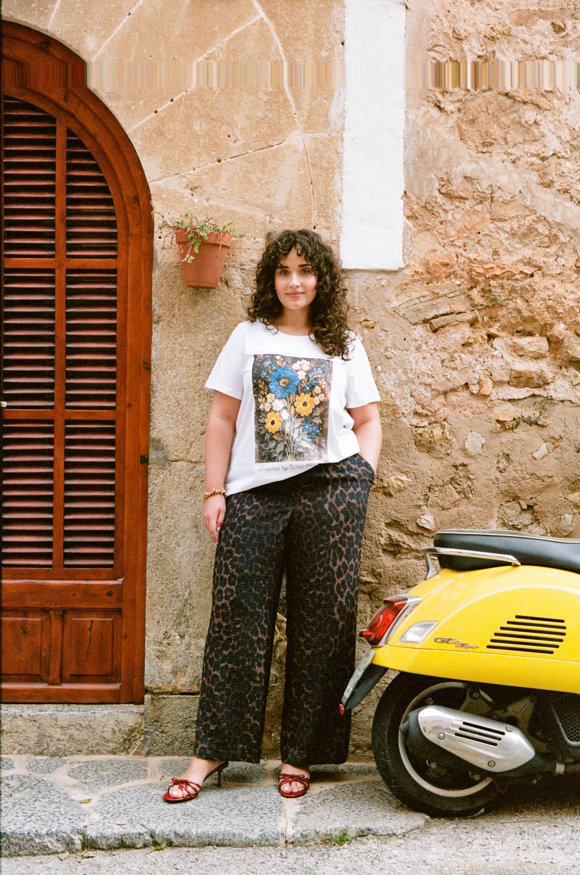 Zizzifashion Relaxed pattern mix with edge, , Model