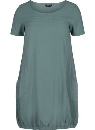 Dress with pockets, Balsam Green, Packshot image number 0