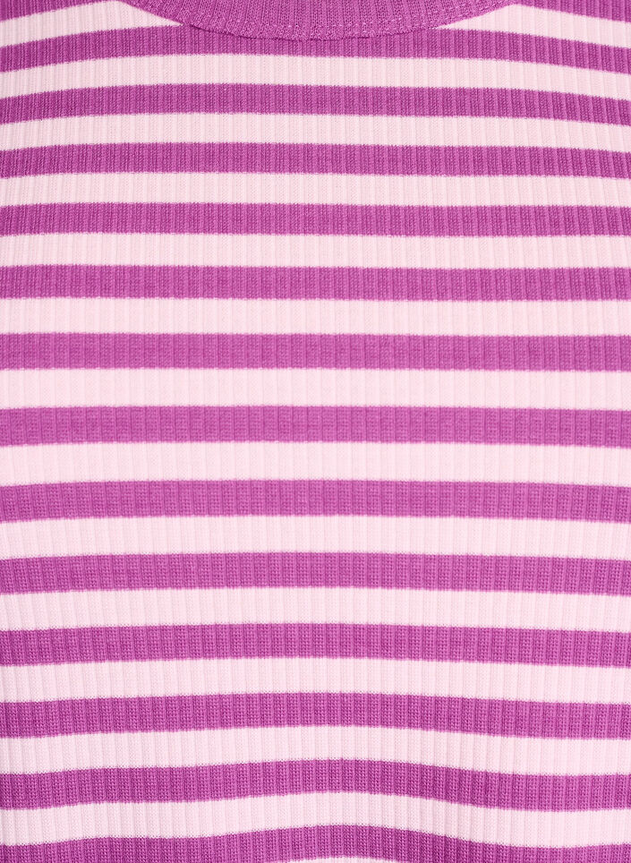 Striped blouse with long sleeves, Purple, Packshot image number 2