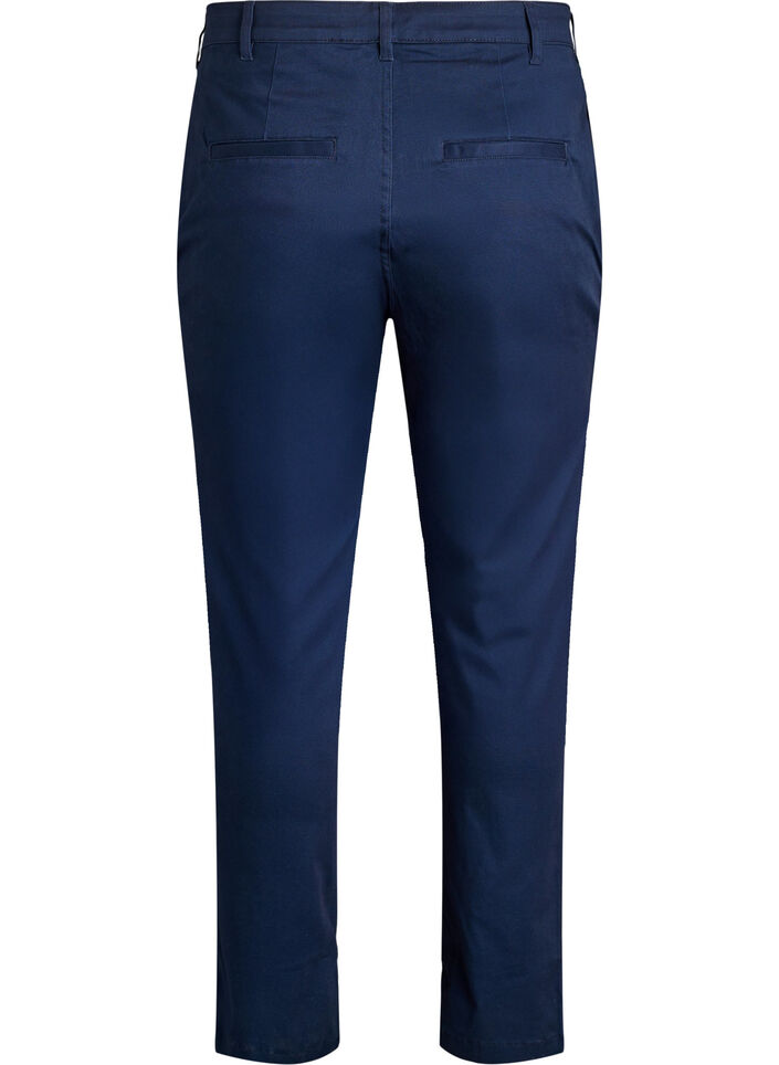 Cotton chinos, Blue, Packshot image number 1