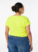 Neon colored cotton t-shirt, Yellow, Model image number 2