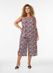 Culotte trousers with print, Beige, Model image number 0