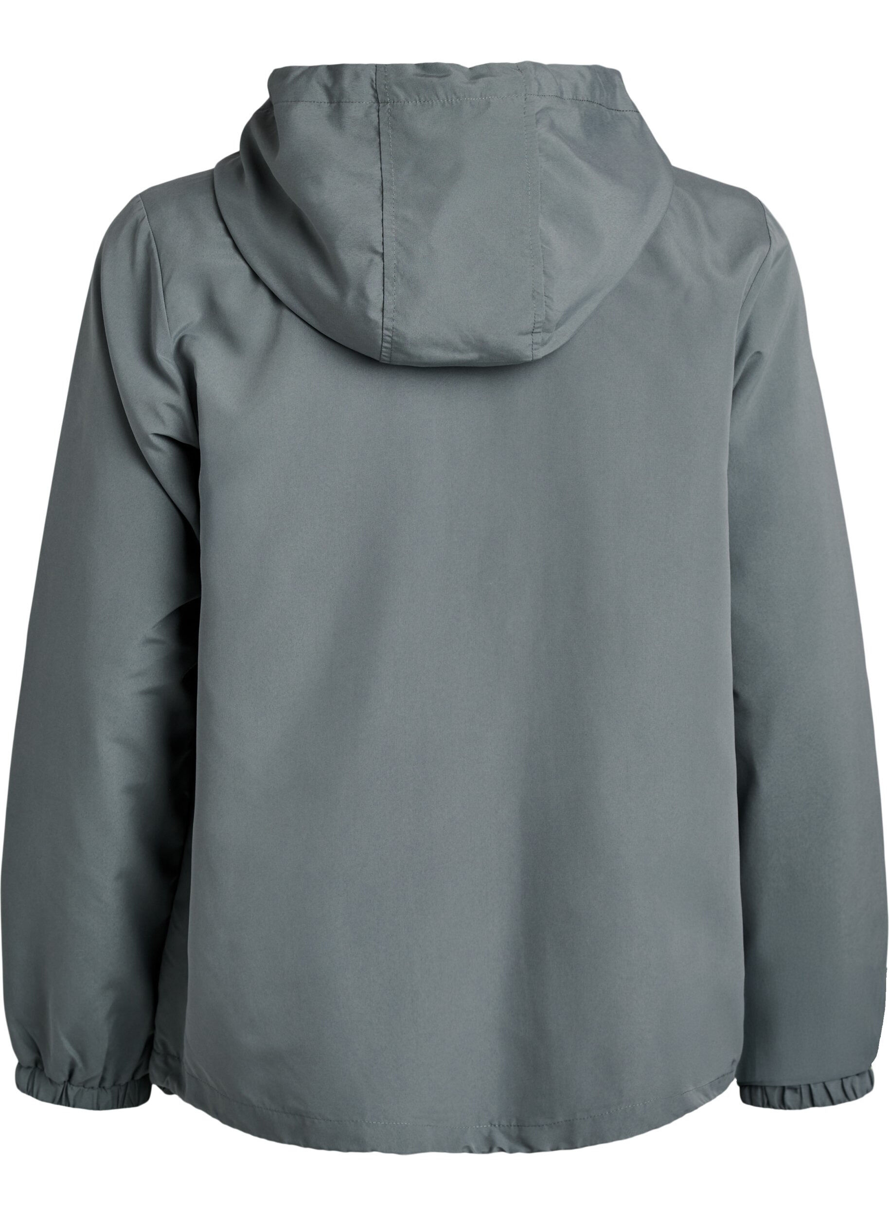 ZizzifashionLightweight jacket with a hood and zipper, Green, Packshot image number 1