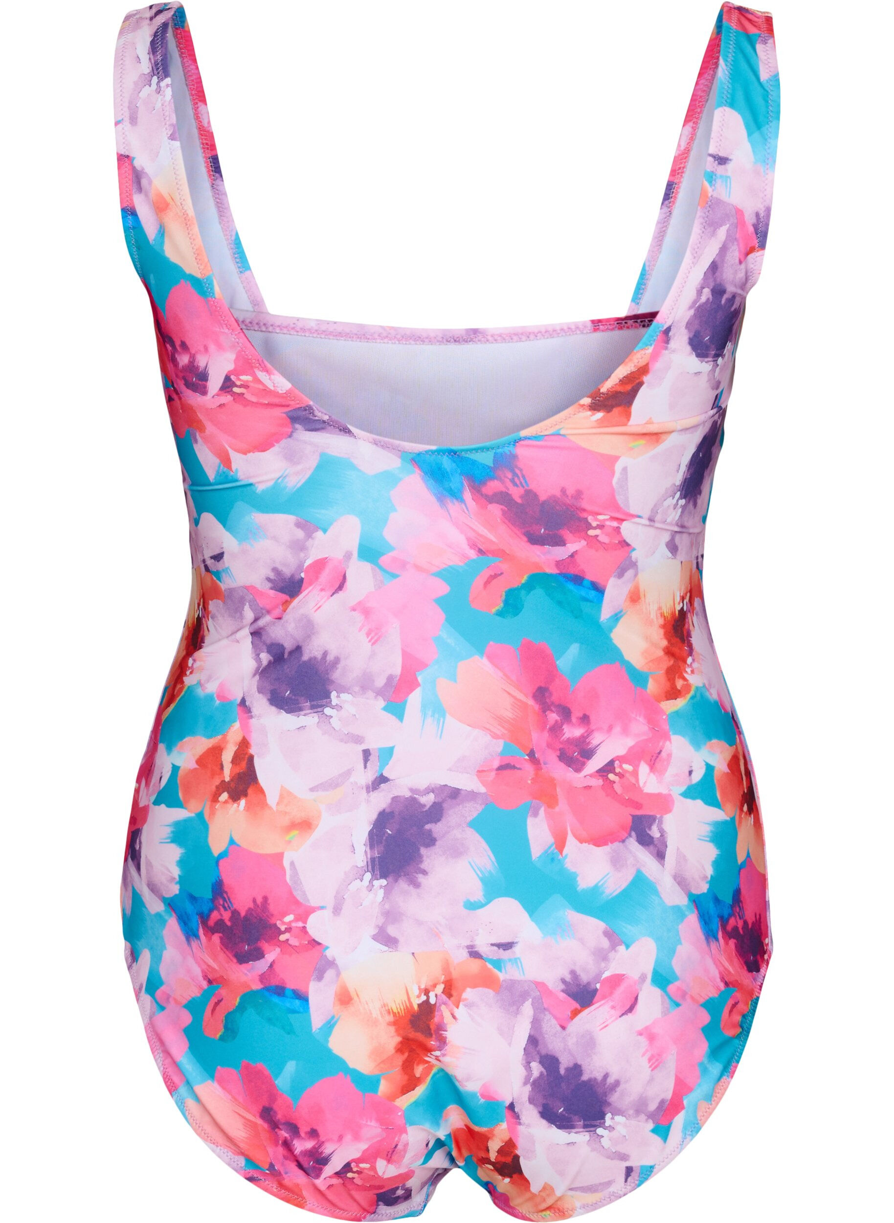 Zizzifashion Swimsuit with print, Pink Flower, Packshot image number 1
