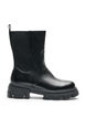 Chelsea boot with a chunky sole and ribbed panels, Black, Packshot image number 0