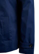 Short trench coat with collar and raglan sleeves, Blue, Packshot image number 3