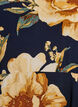 Midi dress with floral print and 3/4 sleeves, Blue, Packshot image number 2