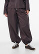 Balloon trousers with pockets and an elasticated waistband, Brown, Model image number 2