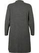 Ribbed Knit Dress with Turtleneck, Dark Grey Melange, Packshot image number 1
