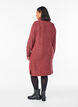 Knitted dress with turtleneck, Red, Model image number 1