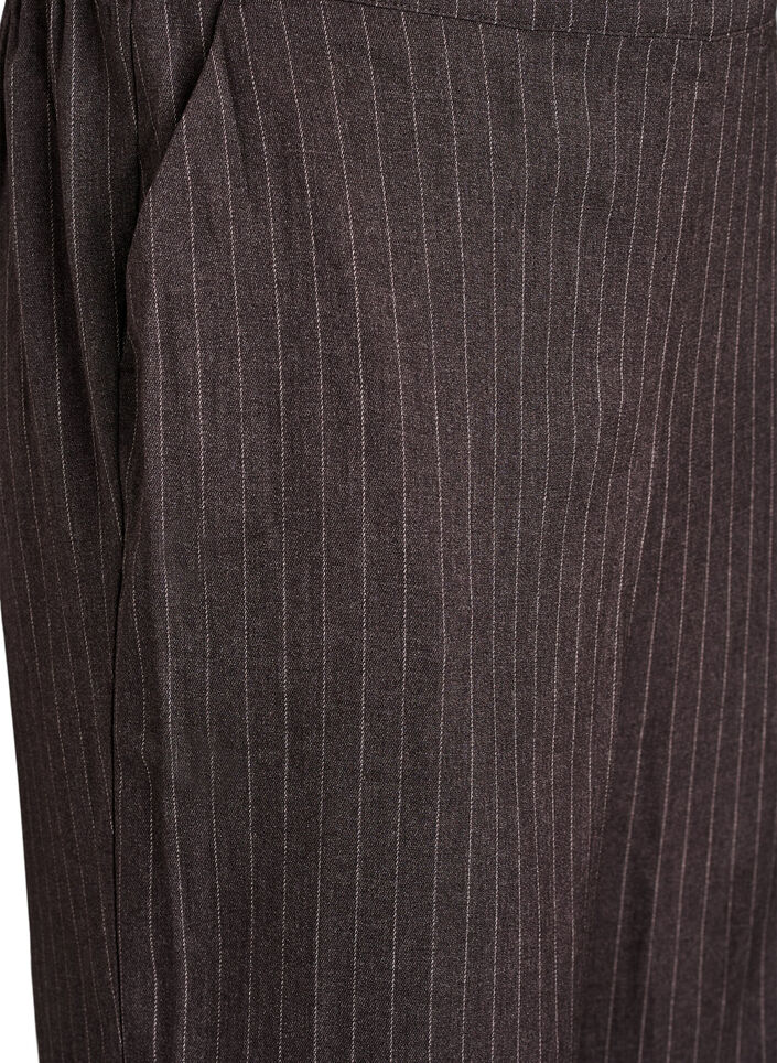 Wide-leg trousers with a high waist, Brown, Packshot image number 2