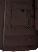 Puffer coat with hood and pockets, Brown, Packshot image number 3