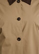 Mid-length jacket with corduroy collar, Beige, Packshot image number 2
