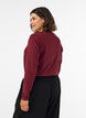 Long-sleeved basic T-shirt with round neck, Red, Model image number 2