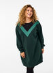 Long sweatshirt with colourblock, Scarab Color Block, Model image number 0