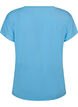 Loose training t-shirt with v-neck, Light Blue, Packshot image number 1