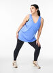 Sports top with V-neck, Blue, Model image number 1