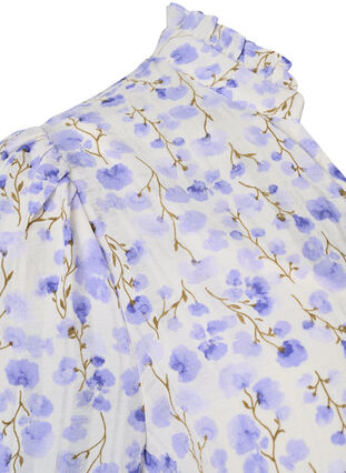 Tunic with 3/4 sleeves and floral print, Sand Verbena AOP, Packshot image number 2