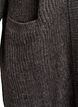 FLASH - Long rib knit cardigan with pockets, Dark Grey, Packshot image number 3