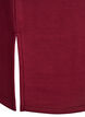 Short sweatshirt dress with high collar and zip, Dark Bordeaux, Packshot image number 3