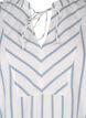 Striped blouse with tie detail, White, Packshot image number 2