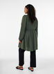A-line dress with an empire line, Green, Model image number 2