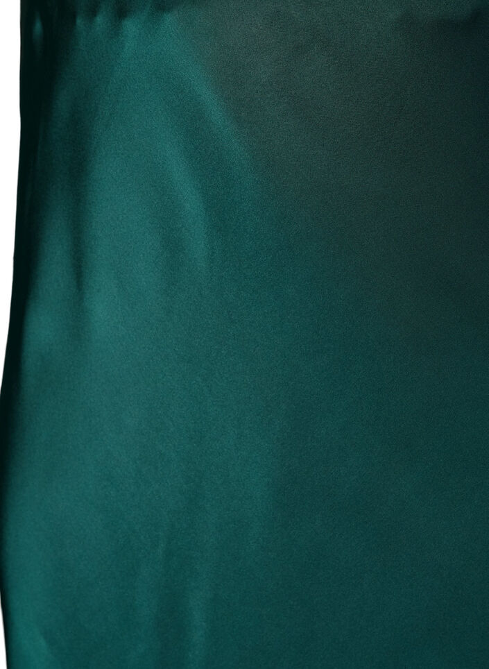 Satin midi skirt, Green, Packshot image number 2