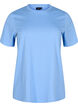 Basic cotton T-shirt with round neck, Light Blue, Packshot image number 0