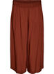Culottes in viscose with a high waist and wide legs, Red, Packshot image number 0