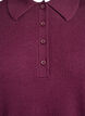 Knit blouse with collar, Dark Bordeaux, Packshot image number 2