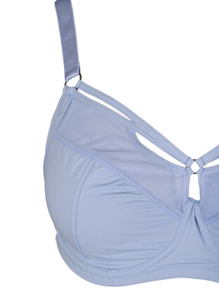 Figa underwired bra with mesh and straps, Eventide, Packshot image number 2