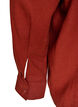 Blouse in linen and viscose with V-neck, Red, Packshot image number 3