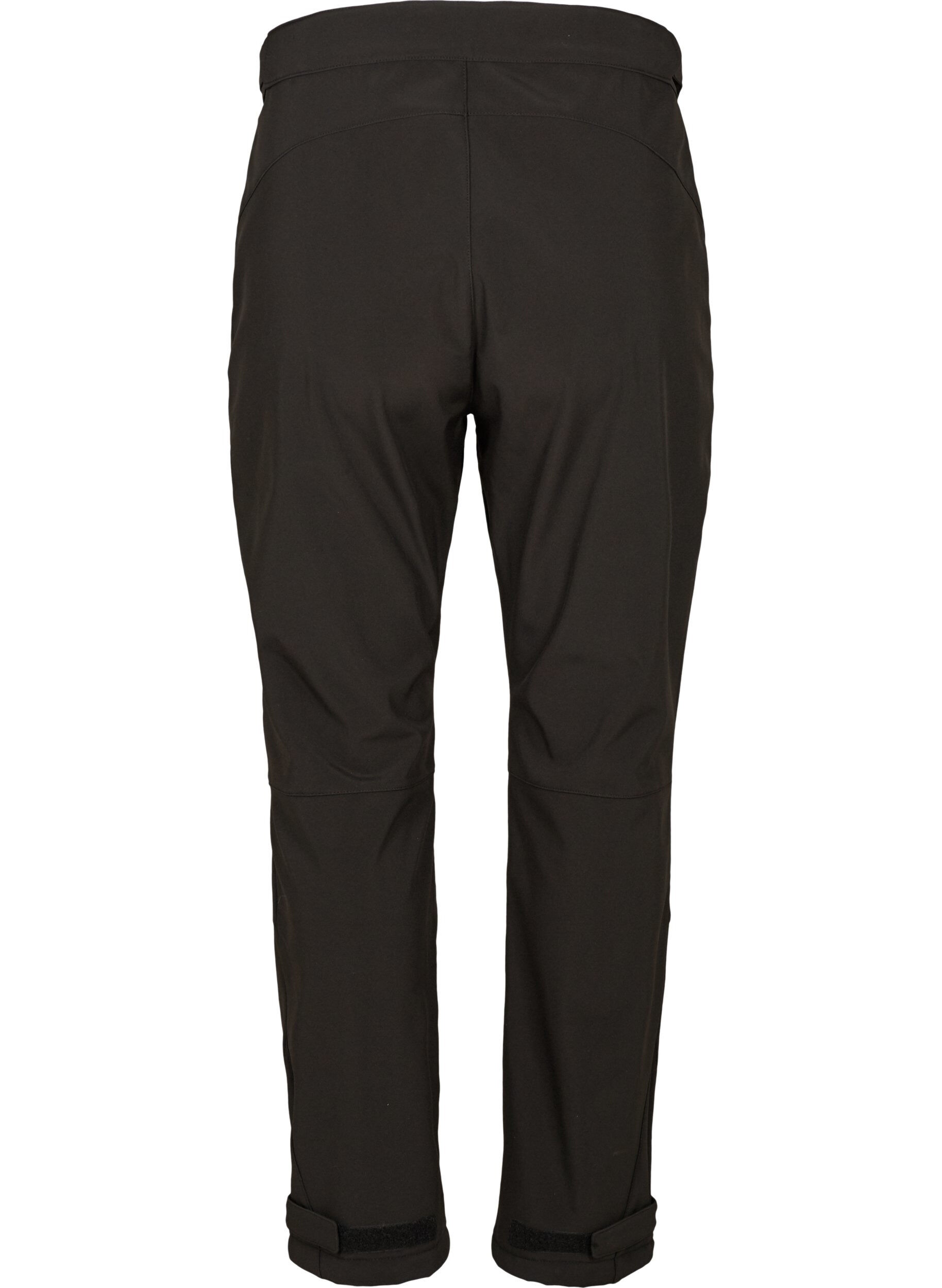 Zizzifashion Softshell trousers with adjustable velcro, Black, Packshot image number 1