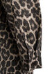 Long-sleeved denim dress with leopard print, Leo AOP, Packshot image number 3