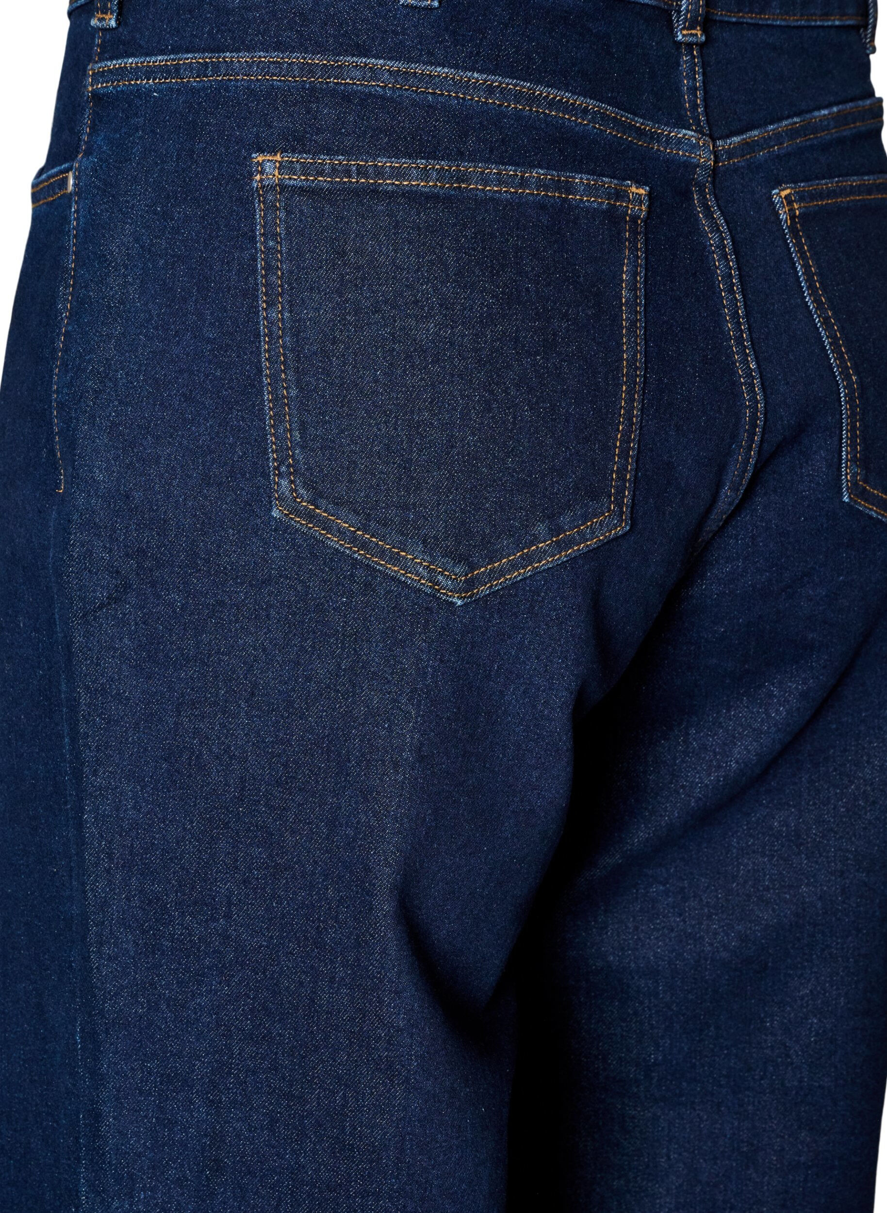 ZizzifashionMyra jeans with high waist and wide fit, Blue, Packshot image number 3