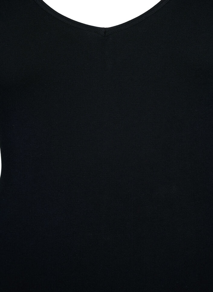 Seamless top in modal, Black, Packshot image number 2