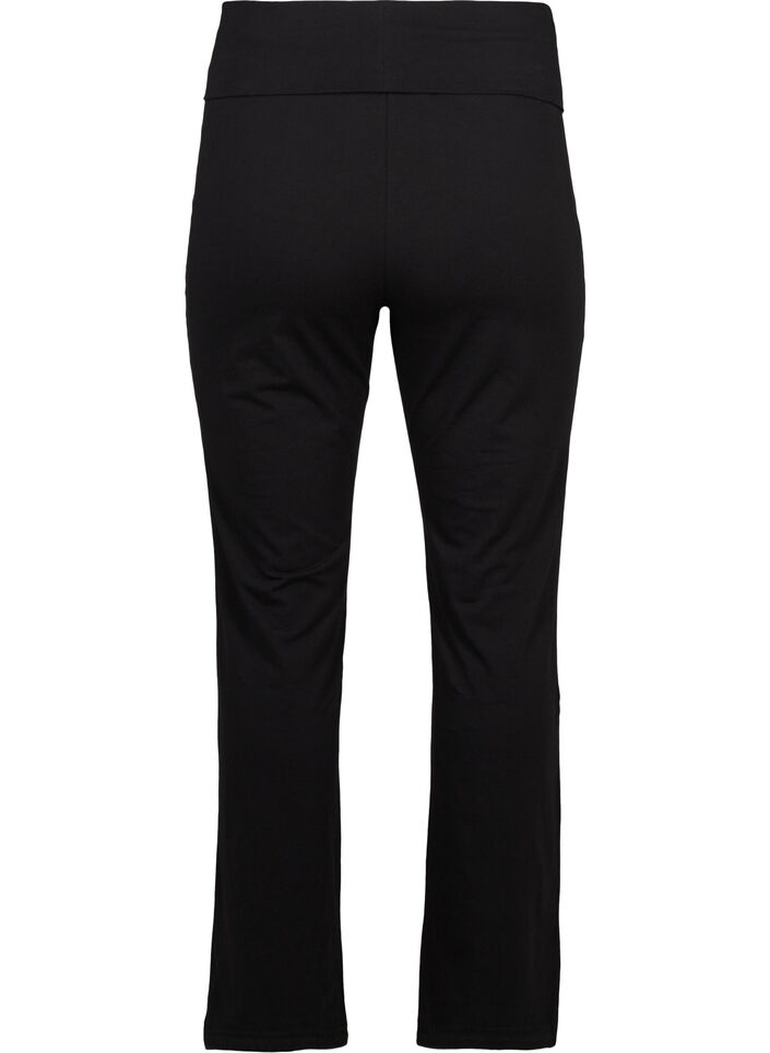 Sports trousers in cotton, Black, Packshot image number 1