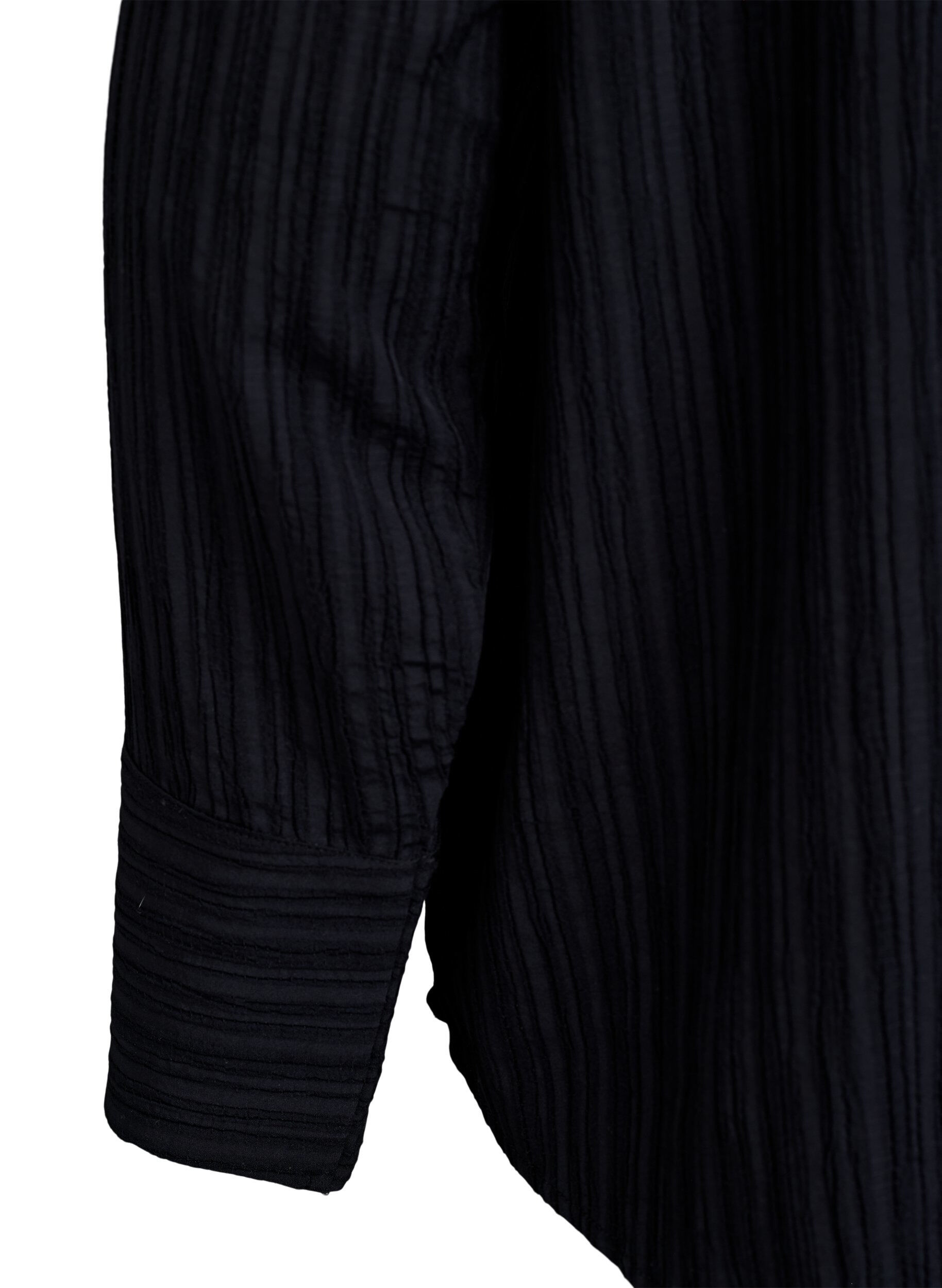 Zizzifashion FLASH - Shirt with texture, Black, Packshot image number 3