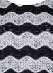 Knitted blouse with a wave pattern, Black Stripe, Packshot image number 2