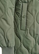 Mid-length quilted jacket with a hood, Green, Packshot image number 3